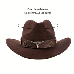 Retro Western Cowboy Hat For Men And Women