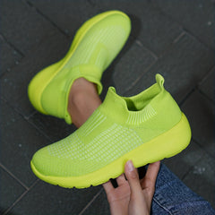 Thick Bottom Heighten Running Shoes Breathable Lightweight