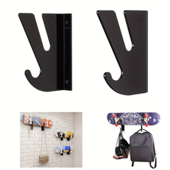 2pcs Skateboard Display Rack Skateboard Hook Holder