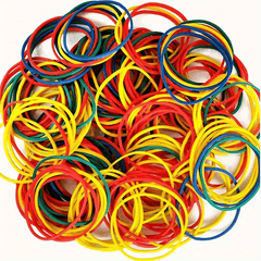 Rubber Bands 5.0 Cm Diameter 4 Colors Pack of 150-600