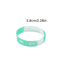 3pcs Basketball Silicone Bracelet Waterproof Wristband Accessories