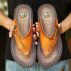 Men's Outdoor Slip On Flip Flops Summer Walking Slippers