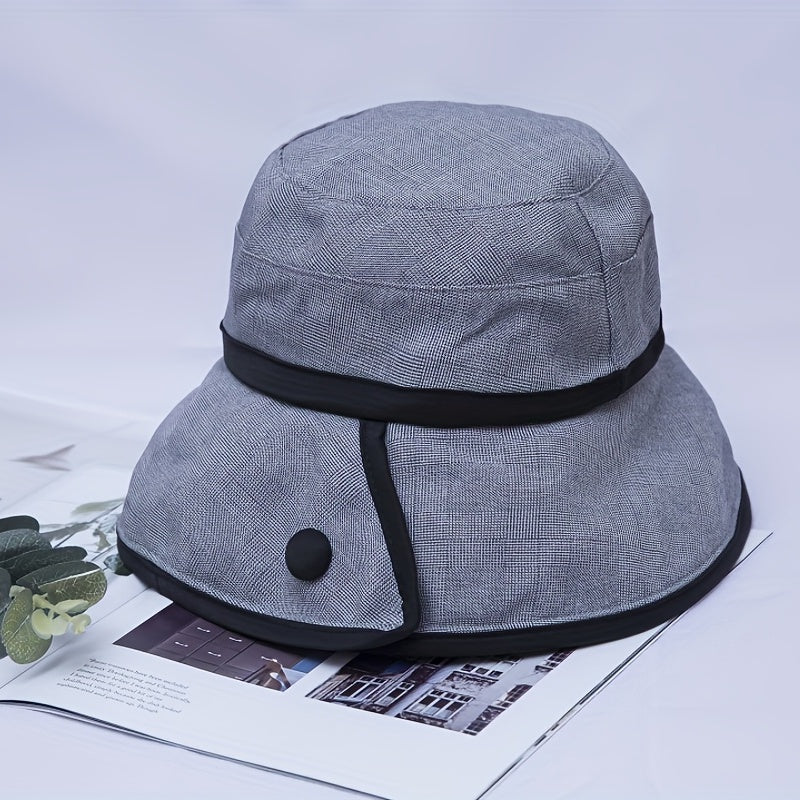 Versatile Sunshade Bucket Hat For Men Women Daily Shopping Party