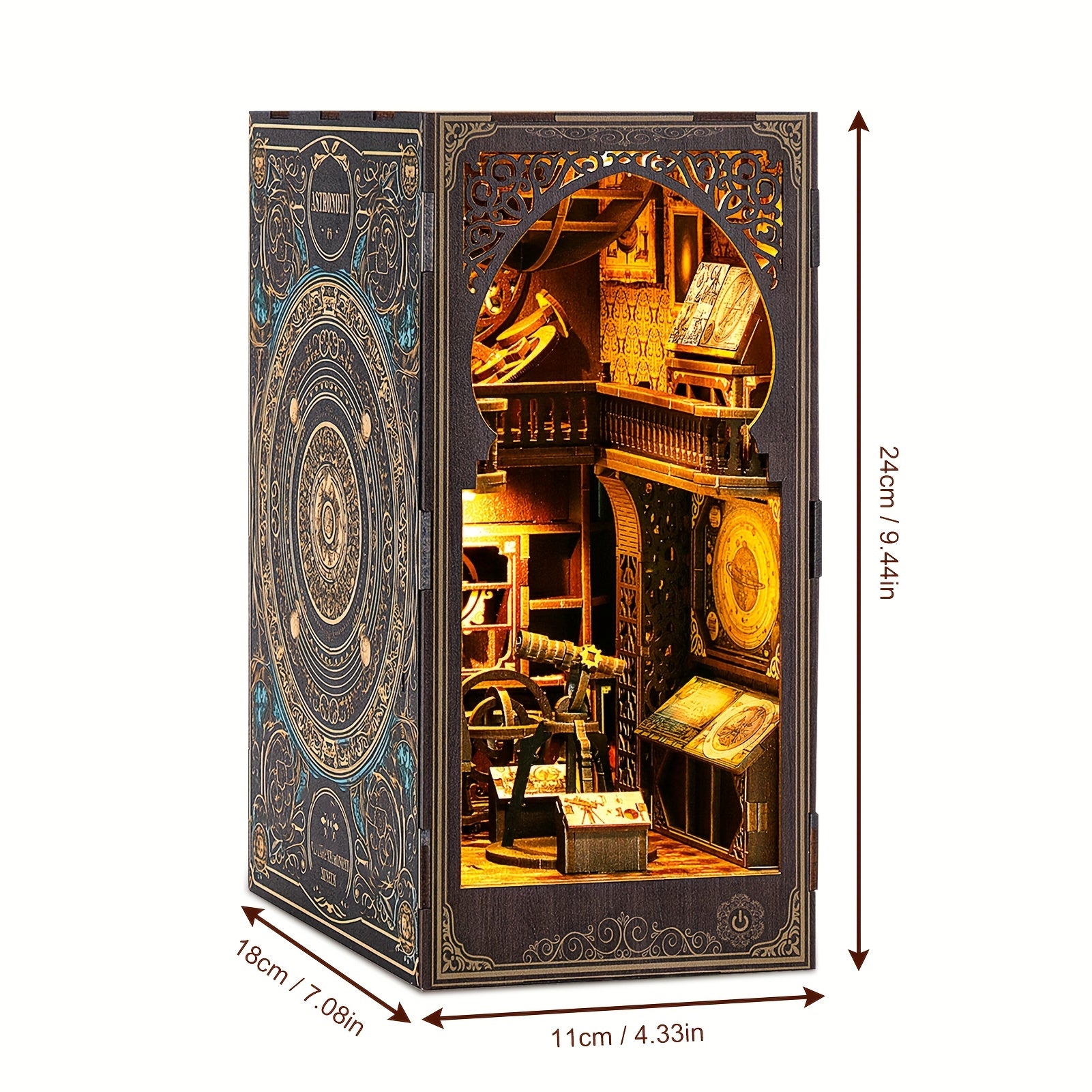 3D Dollhouse Bookshelf Puzzle Decorative Bookends