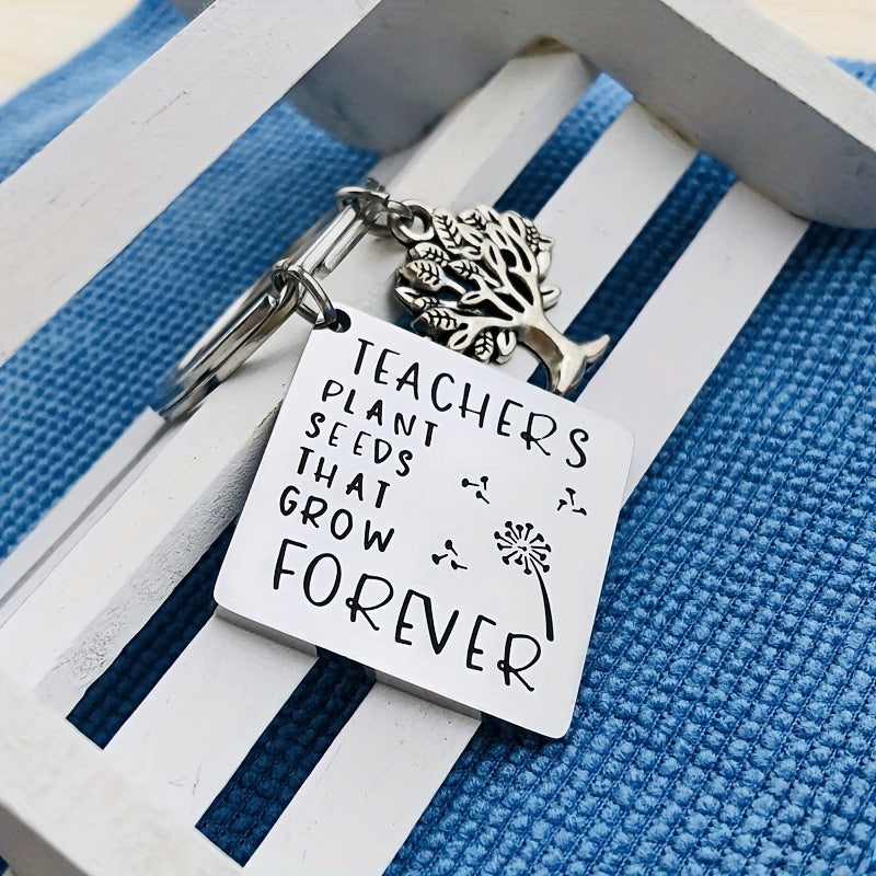 Stainless Steel Teacher's Gift Keychain Graduation For Teachers
