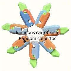 3D Radish Decompression Toy Gravity Stress Relief Gift