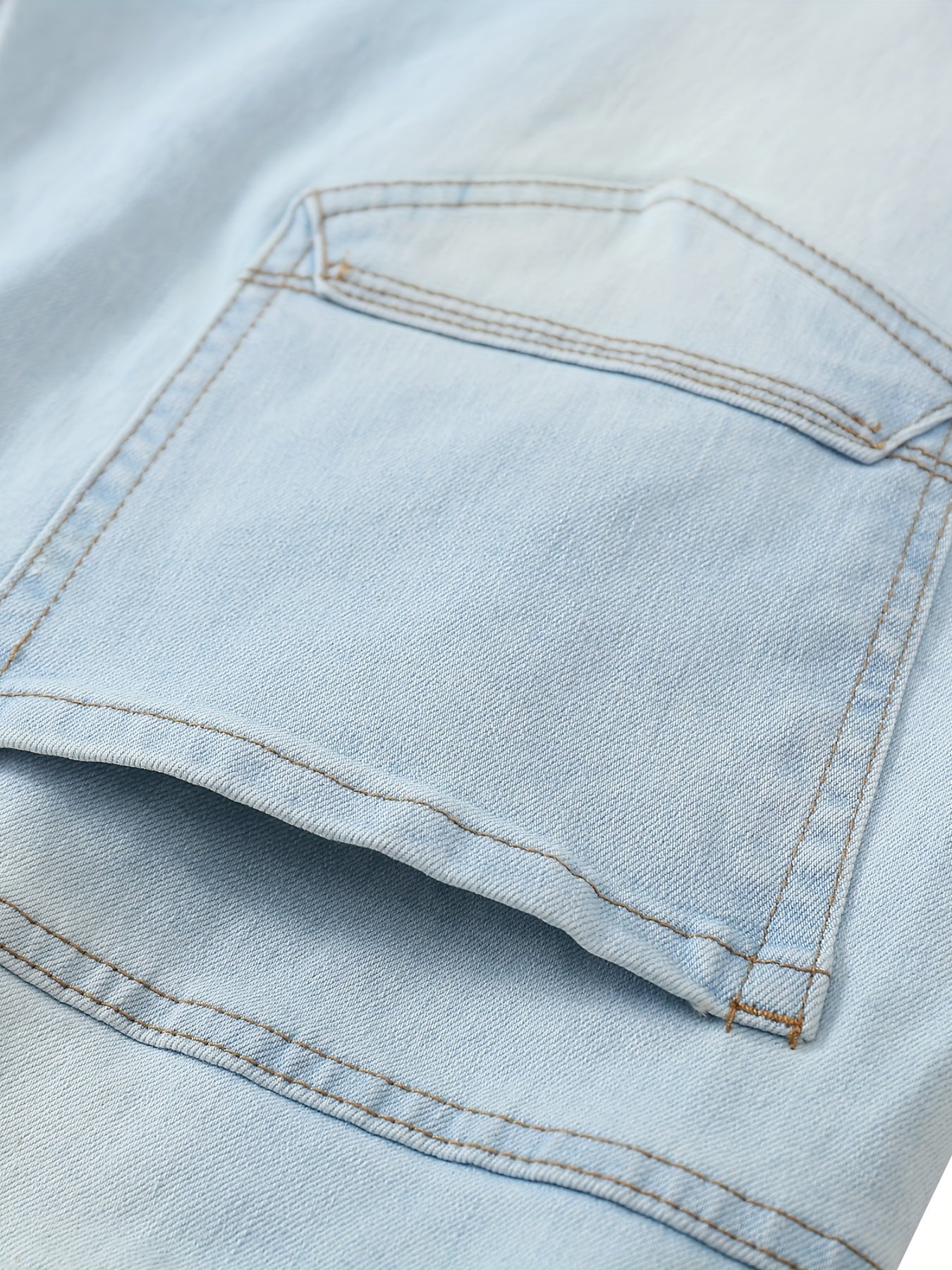 Men's Retro Style Straight Leg Jeans
