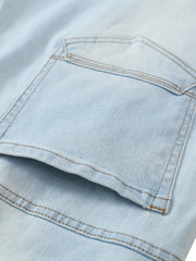 Men's Retro Style Straight Leg Jeans
