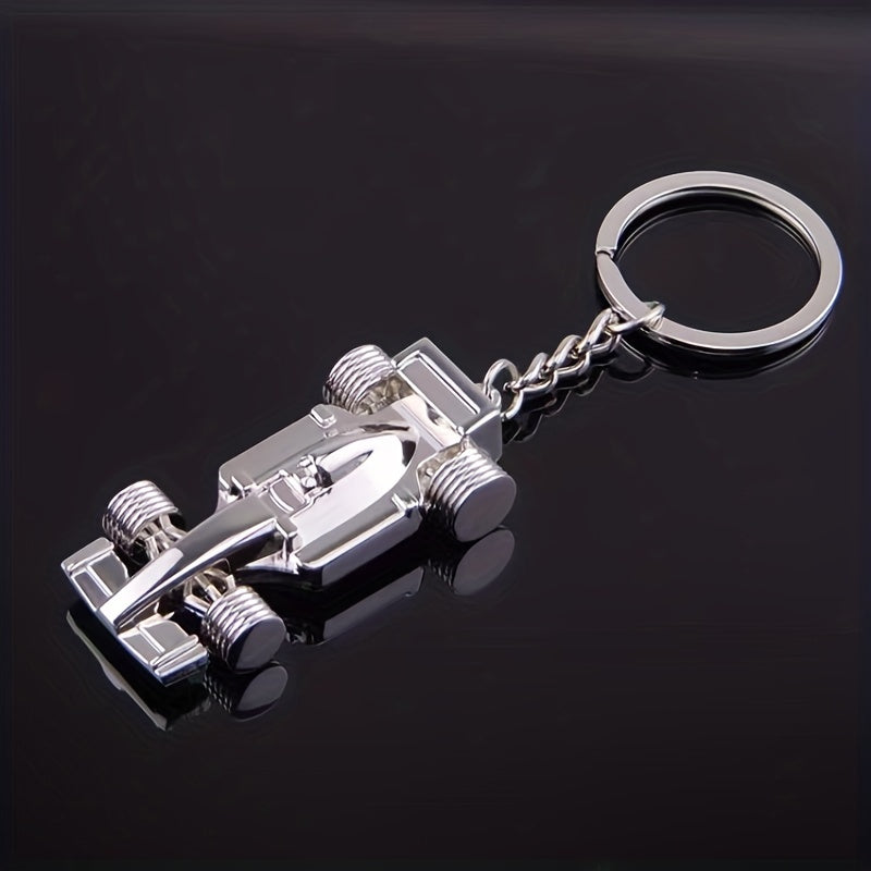 Sports Car Shaped Key Chain Pendant Zinc Alloy Key Ring Gift