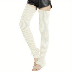 Thick Knit Leg Warmers Women Winter Leg Sleeves Autumn Winter