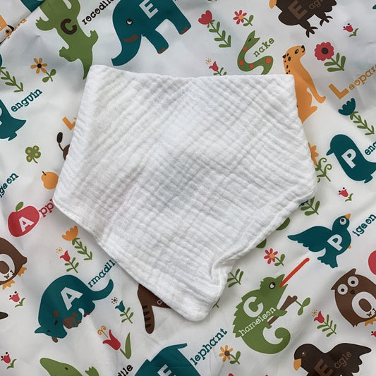 Baby Double Gauze Drool Towel Baby Crepe Gauze Bib