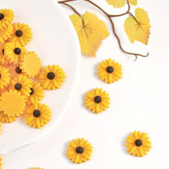 12pcs Sunflower Desktop Decoration Paper Scraps For Holidays