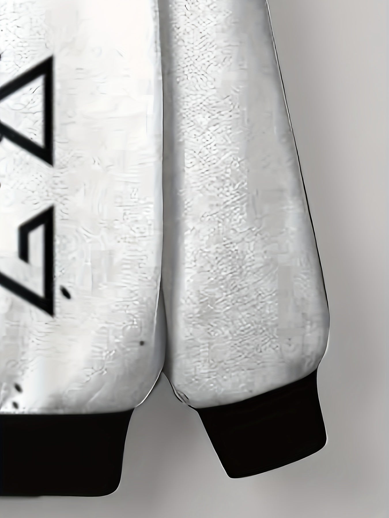 Triangle Print Boys Sweatshirt Long Sleeve Pullover Top