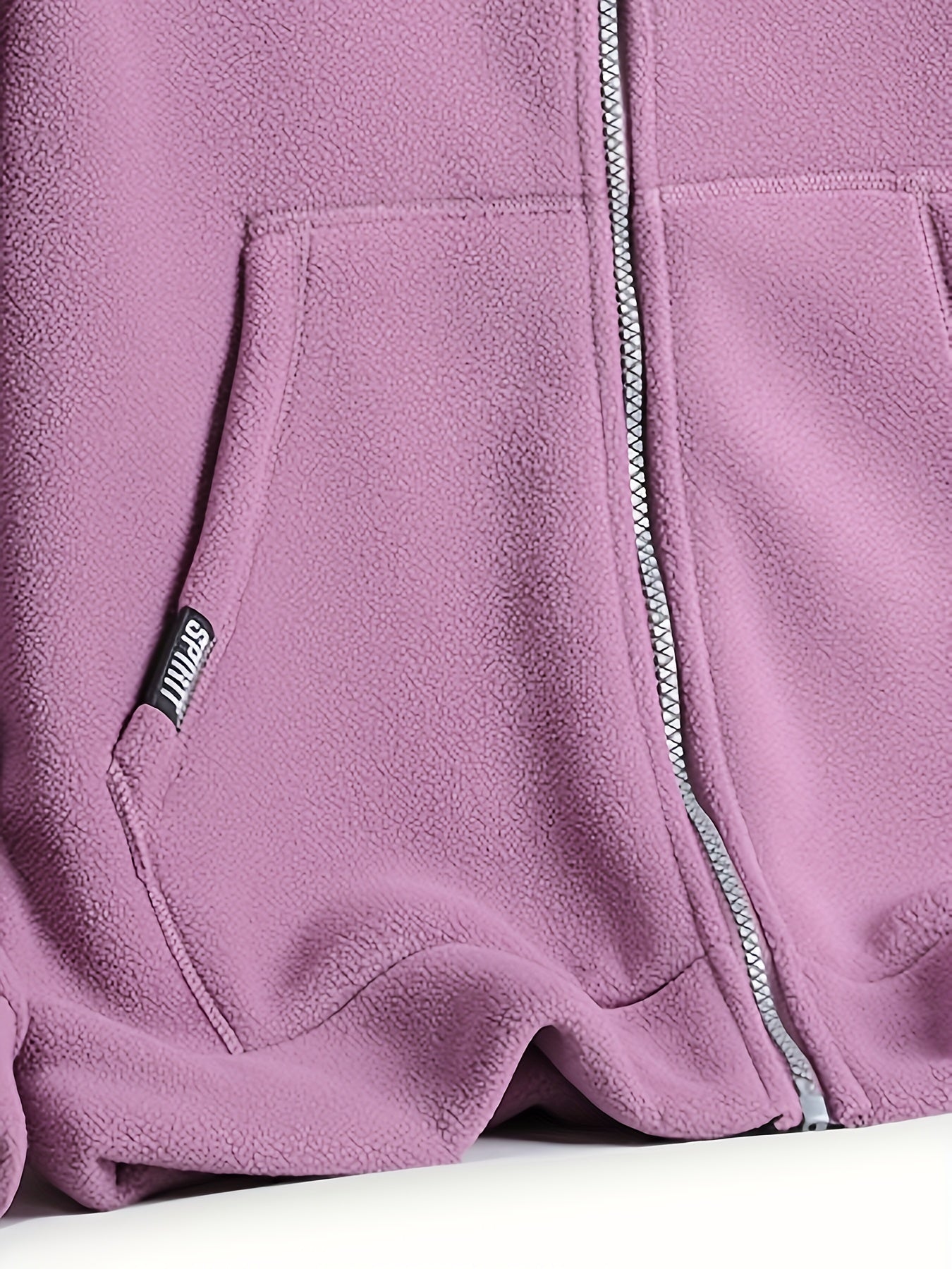 Fleece Jacket Plus Velvet Warm Zipper Hooded Women's Casual Jacket