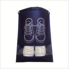 5pcs Non woven Shoe Bags Drawstring Cinch Shoe Storage Bag