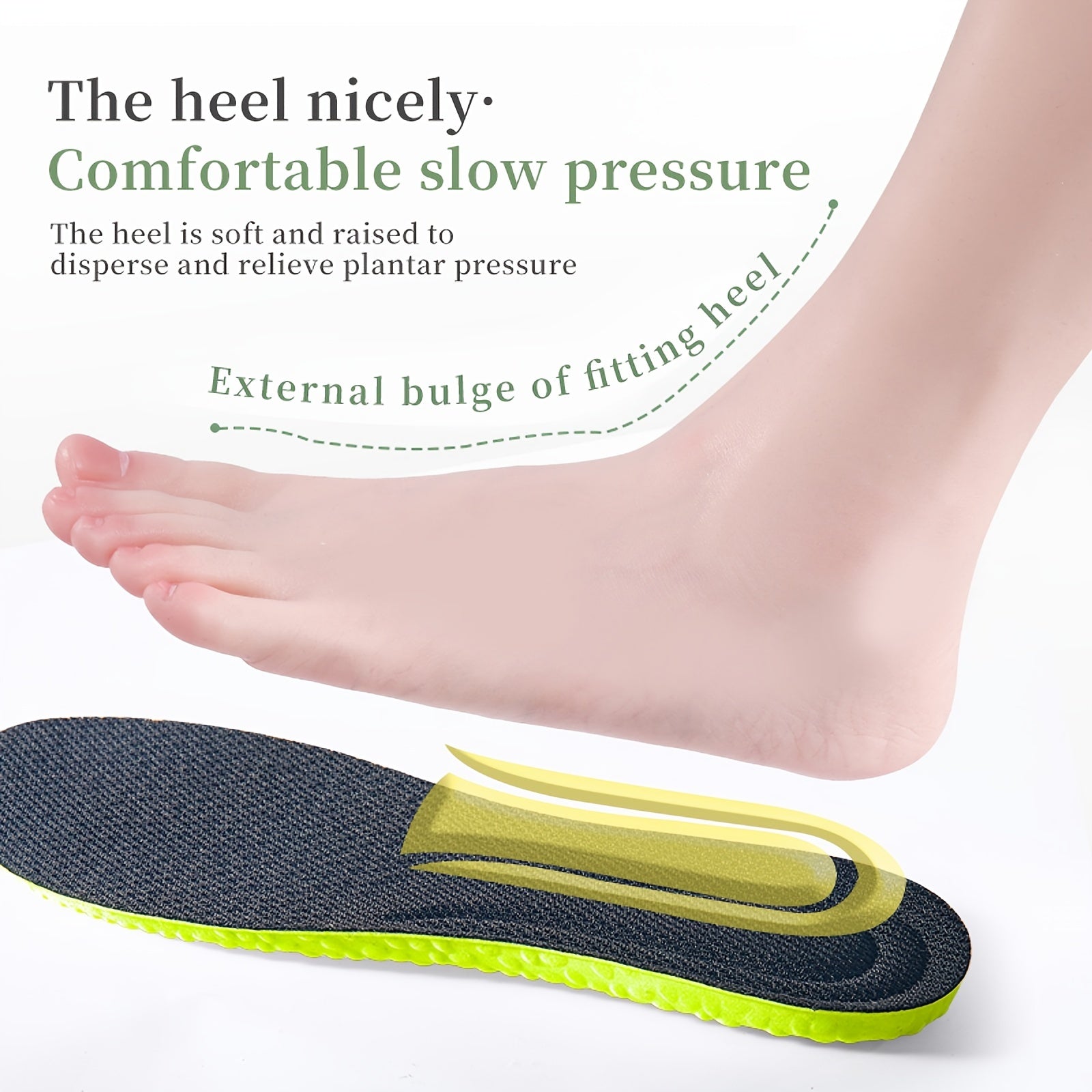 Shock Absorption Arch Support Athletic Insoles Men Women