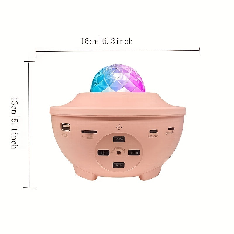Starlight Projector Music Speaker Night Light