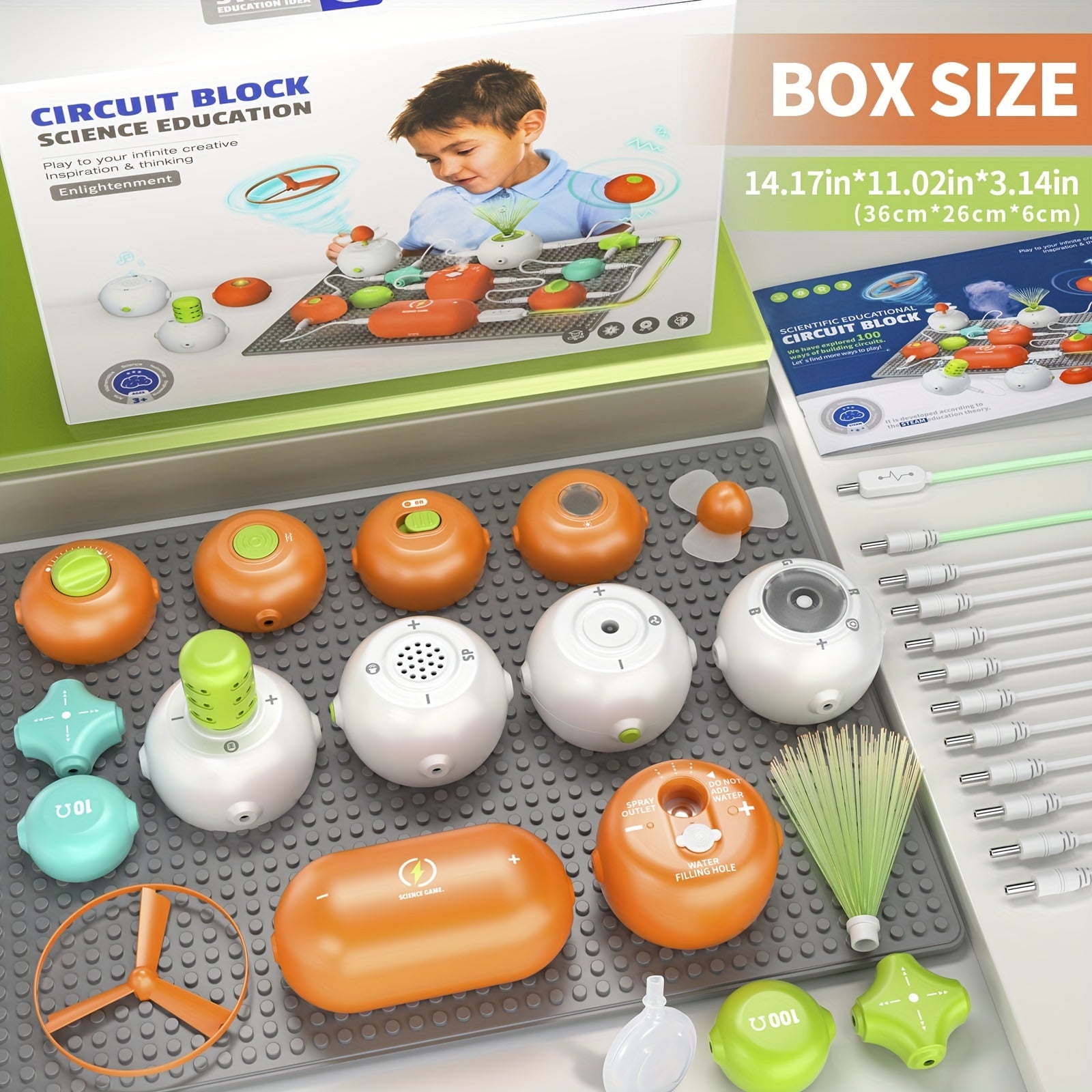 Kids Circuit Blocks Science Toy Electronic Circuit Educational Toys