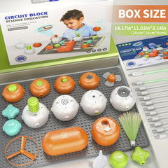 Kids Circuit Blocks Science Toy Electronic Circuit Educational Toys