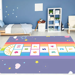 Kids Hop & Count Hopscotch Soft Anti-slip Carpet Rug