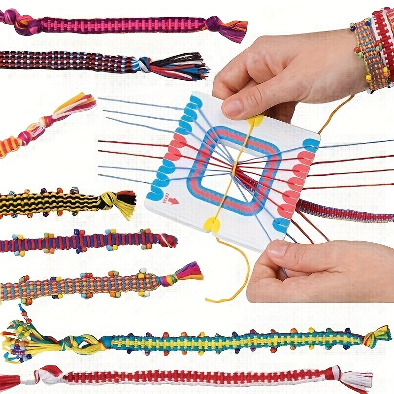 DIY Charm Bracelet Making Kit Beading Woven Bracelet Set