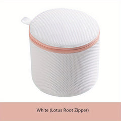 Mesh Underwear Washing Bag Zipper Reusable Foldable Laundry Bag