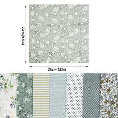 7pcs 24 89 24 Gray Fabric Square Printing Process Quilted Fabric