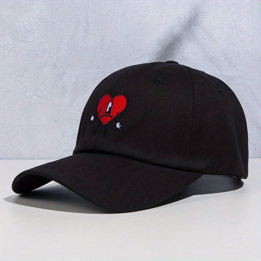 Embroidered Baseball Cap Men's Casual Sunscreen Peaked Cap