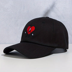 Embroidered Baseball Cap Men's Casual Sunscreen Peaked Cap