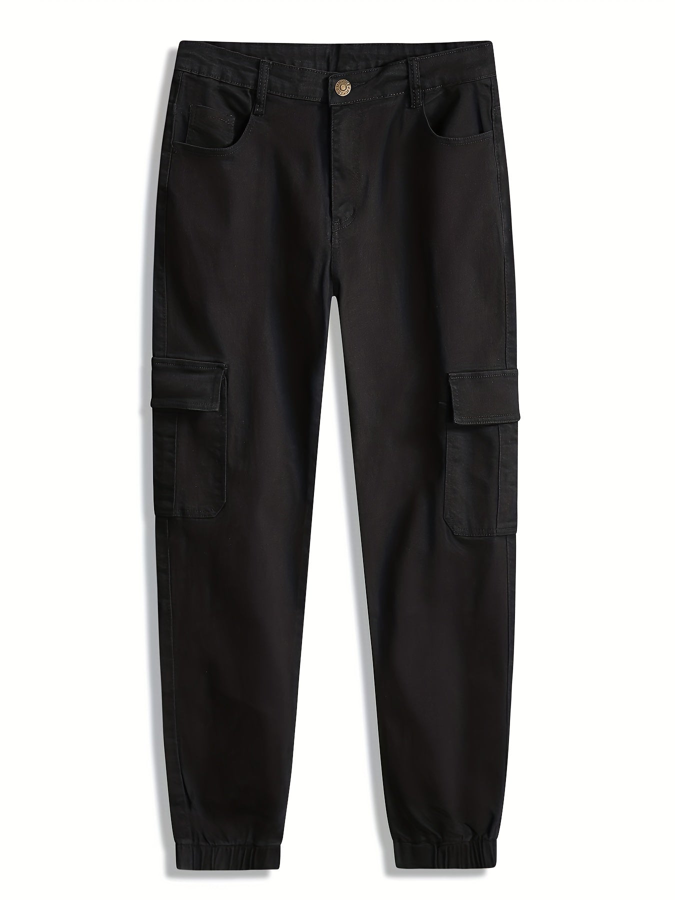 Men's Stretch Cargo Jeans w/ Flap Pocket