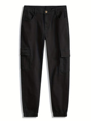 Men's Stretch Cargo Jeans w/ Flap Pocket