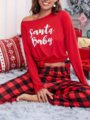 Christmas Sexy Lounge Set Women's Plus