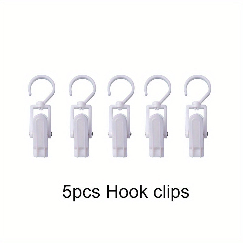 Kids Wardrobe Hanging Rod Stick Wall Storage Hanging Rack With Clip
