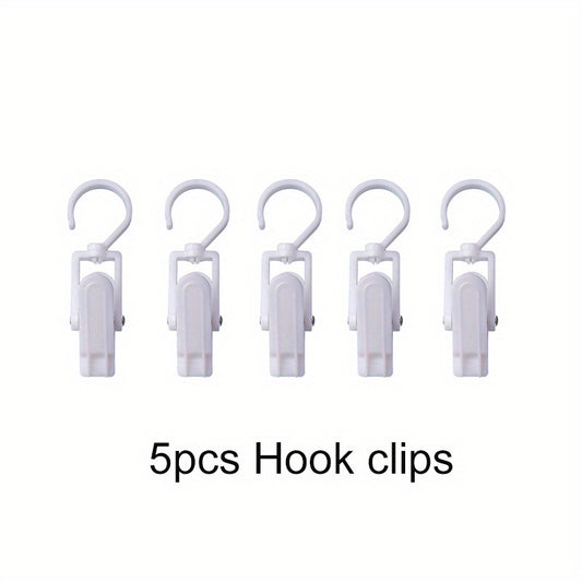 Kids Wardrobe Hanging Rod Stick Wall Storage Hanging Rack With Clip