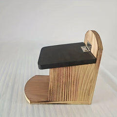Wooden Squirrel Feeder: Handcrafted Chipmunk Picnic Table