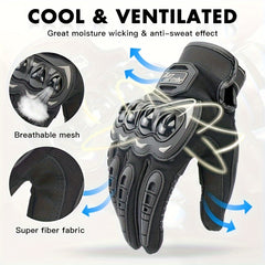 Riding Tribe Motorcycle Gloves Touch Screen Winter Summer Motos Luvas