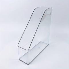 Acrylic Desk Storage Box Magazine File Rack Plastic Paper Tray