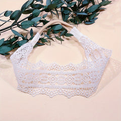 Soft Lace Floral Hair Bands For Newborns