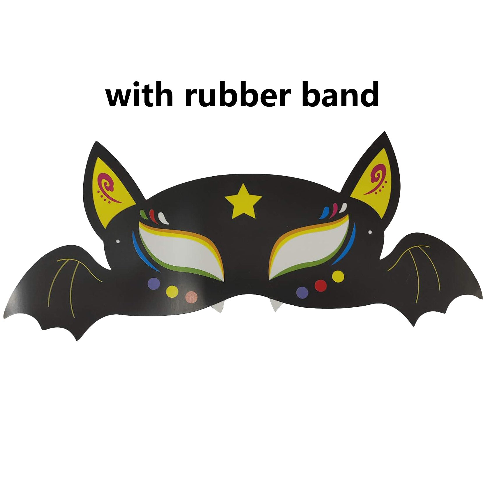Halloween Cartoon Masks Kids Costume Party DIY Craft Masks Kids