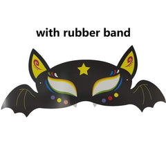 Halloween Cartoon Masks Kids Costume Party DIY Craft Masks Kids