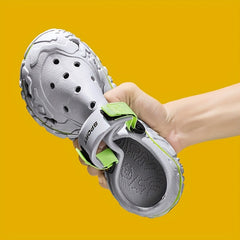 Men's Hollow Out Closed Toe Sandals Soft Sole Walking Shoes