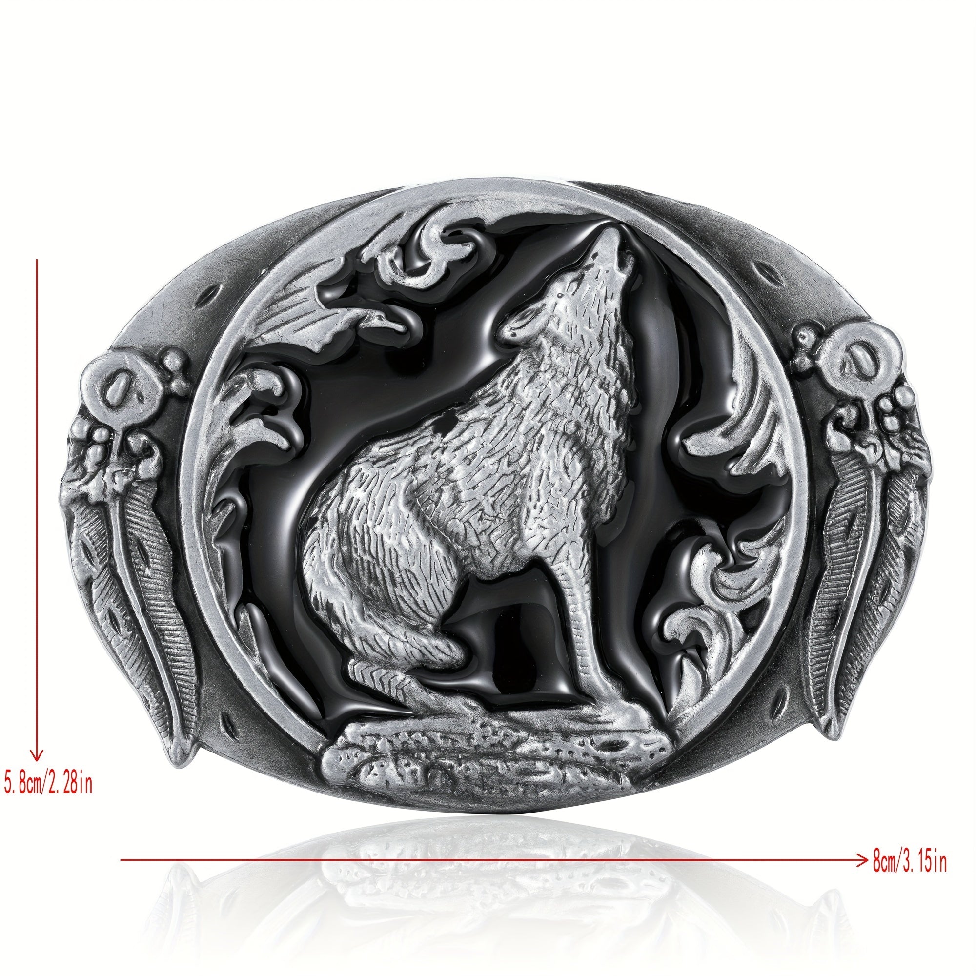 Western Cowboy Belt Buckle Animal Wolf Men Domineering Novelty Gift