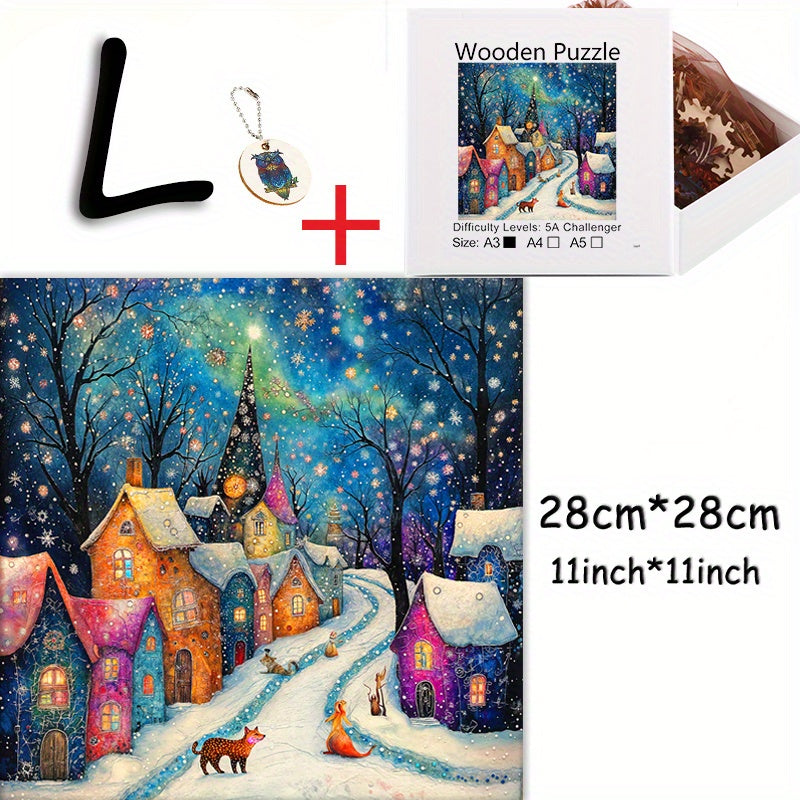 Architectural Landscape Wooden Jigsaw Puzzle