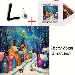 Architectural Landscape Wooden Jigsaw Puzzle