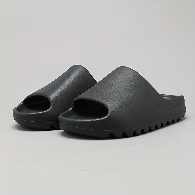 Men's Non Slip Open Toe Slides Quick Dry Slippers