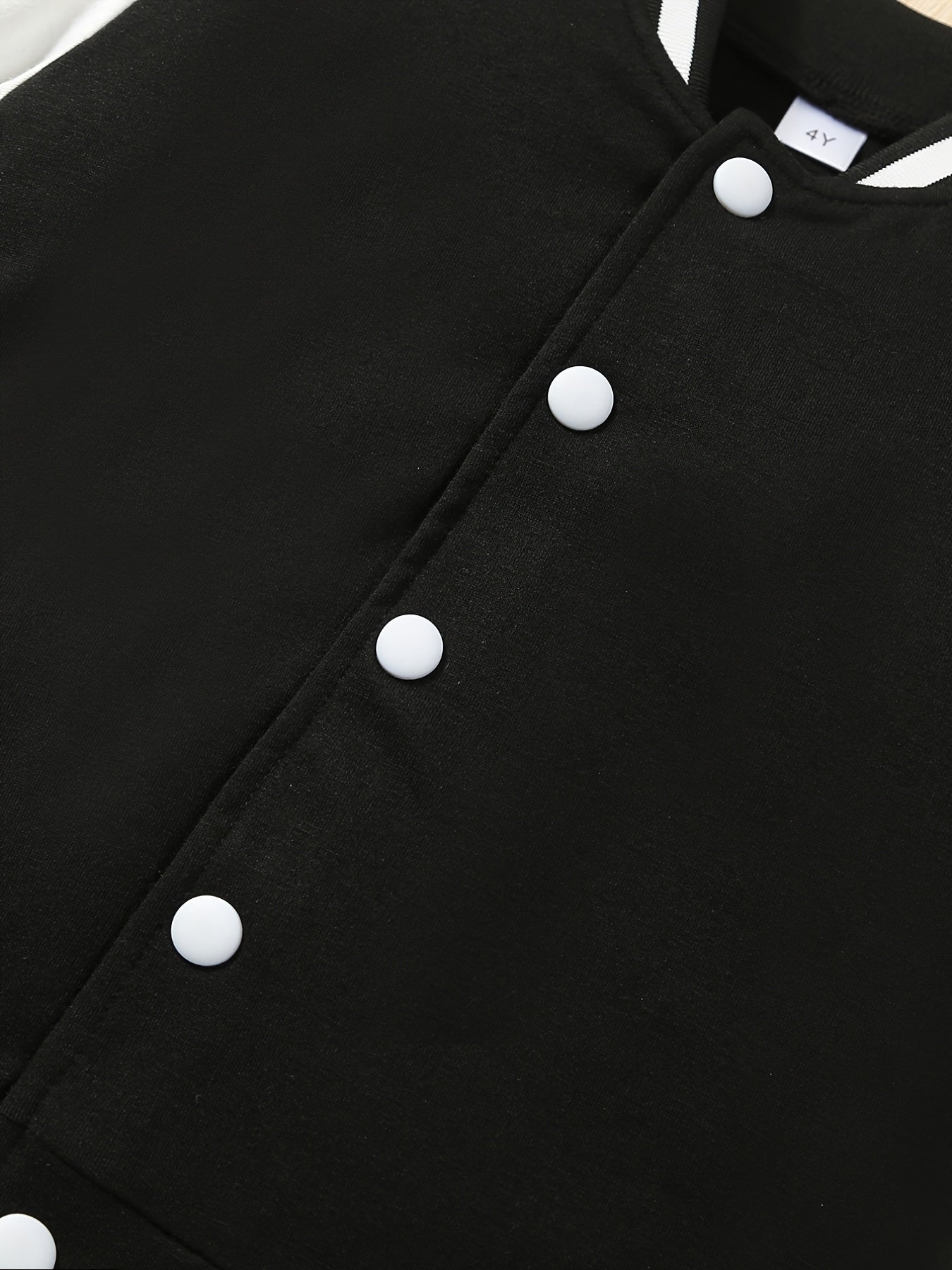 Boys Varsity Jacket Long Sleeve Letter Graphic