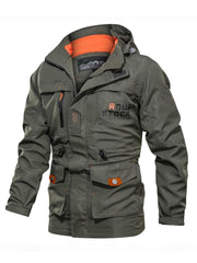 Men's Waterproof Hooded Coat for Outdoors