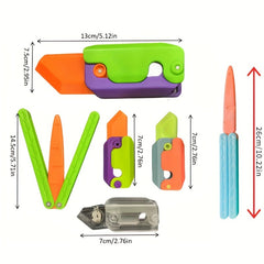 3D Radish Decompression Toy Gravity Stress Relief Gift