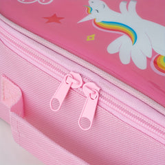 Cartoon Unicorn Insulated Lunch Bag Ice Bag For Camping Picnic