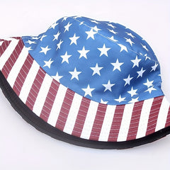 American Flag Bucket Hat Sun Hat Men's And Women's All match Basin Hat